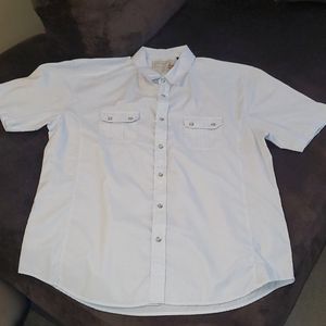 Mens short sleeve button up